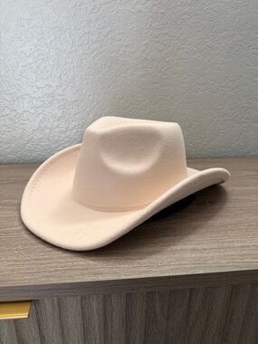 Cream Felt Cowboy Hat